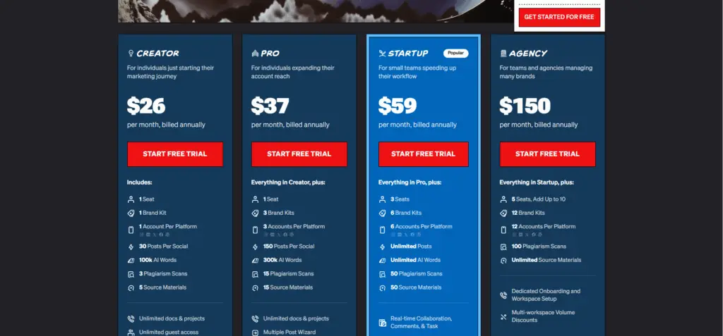 pricing plans Blaze.Ai