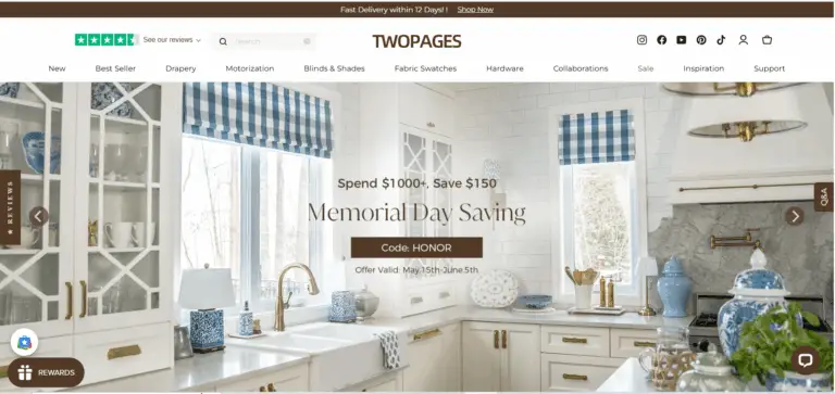 two pages home dashboard